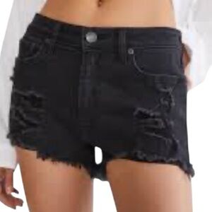 American Eagle Outfitters Black Jean Shorts